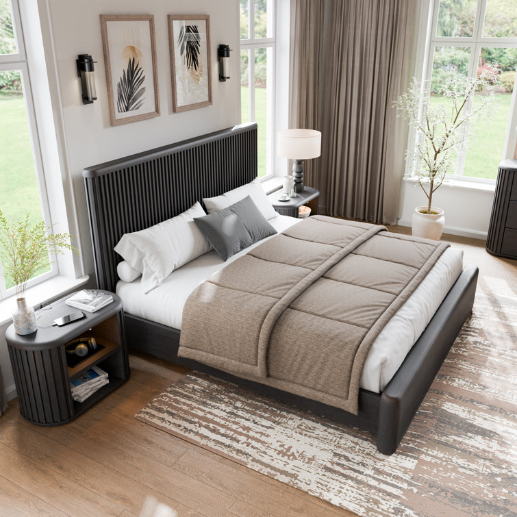 EnitialLab Damone 3Piece Panel Bedroom Set Wayfair Canada